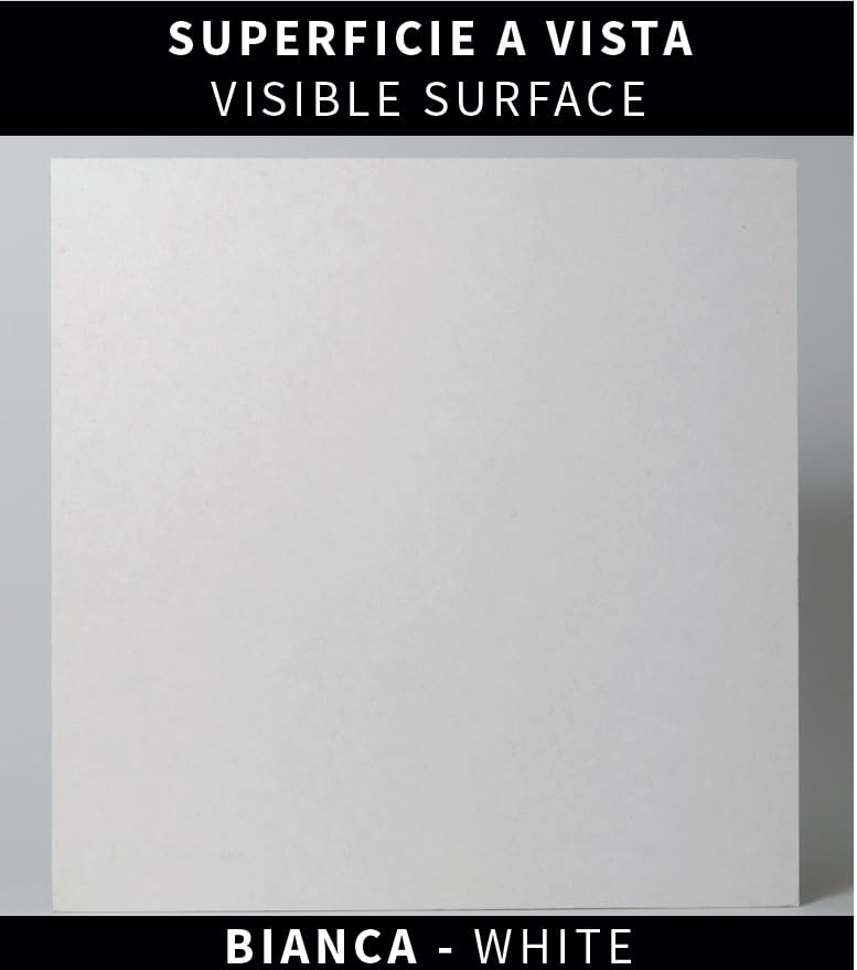 Pannelli per controsoffitto in LANA DI ROCCIA 600x600x20 mm STAR ROCK BREEZE Confezione da 15 Pz. - 5,40 Mq IN APPOGGIO - Colore Bianco | Colore Bianco