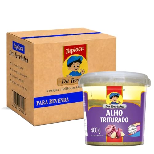 ALHO TRITURADO DA TERRINHA 400 GR - CX 12