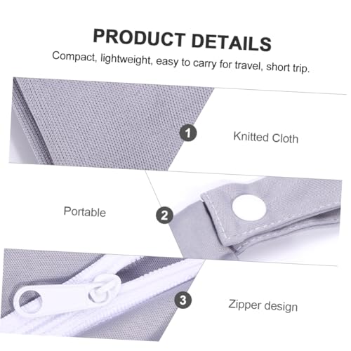 Bolsa organizadora para pañales Sosoport gris miniatura 4