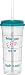"Drink your Effin Water" Pink & Teal Hydr-8 32oz Time Marked Water Bottle