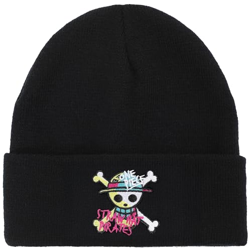 Bonnet One Piece brodé Jolly Roger, l'accessoire streetwear idéal pour l'hiver
