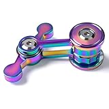 Fidget Spinner for Adults, Metal Silent Figette Toy Cool Gadgets for Teen Boys Kid Quiet Office Desk Toy Anxiety Stress Relief Calm Down Sensory Autism Autistic ADHD Christmas Stocking Stuffers Gifts