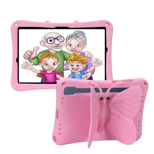 Anti-choc étui enfants Samsung Galaxy Tab A9 Plus rose protège tablette EVA