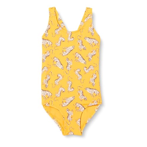 Amazon Essentials Girls and Toddlers' Cross-Back One-Piece Swimsuit
