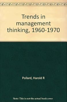Hardcover Trends in management thinking, 1960-1970 Book