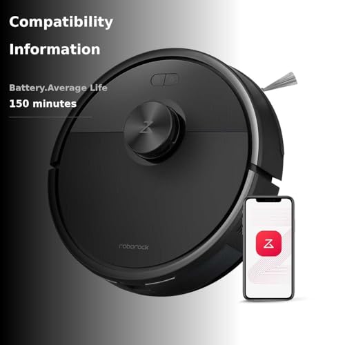 roborock Q7 M5 Robot Vacuum and Mop Combo, 10,000Pa HyperForce Suction, Robotic Vacuum Cleaner, Dual Anti-Tangle System, APP-Controlled Mopping, LiDAR Navigation, for Pet Hair and Carpet, Black image 3