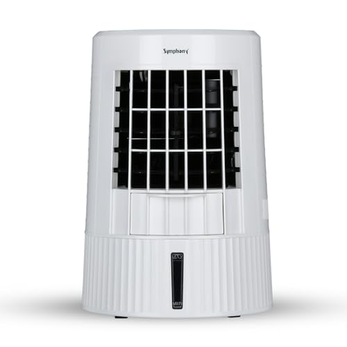 Symphony Duet Mini Portable Tabletop Air Cooler for Home and Office with Whisper Quiet Operation and Touch Control(White) (B0CXPDRQRF) Amazon Price History, Amazon Price Tracker