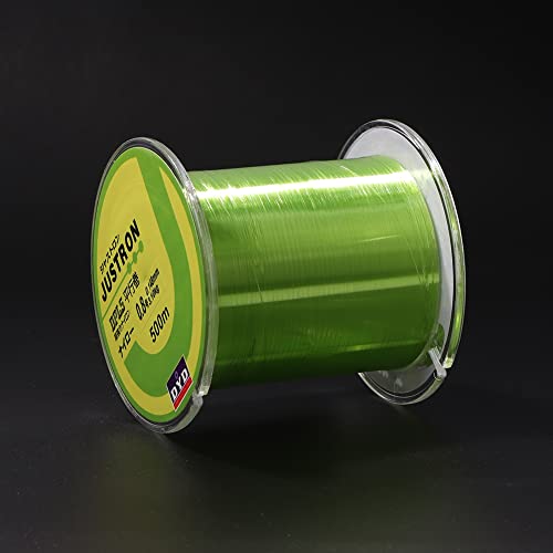 500M Angelschnur Aus Nylon Monofile Angelschnüre Grün Verschleißfest Nylonfaden, Starke Spannung Karpfenmeer Angelleine… – Bild 5