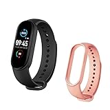 Fitness Tracker Activity Tracker Heart Rate Monitor Health Exercise Watch Sports Smart Watch Waterproof Smart Wristband with Magnetic Charging Step Calorie Counter 2PCS Wristbands