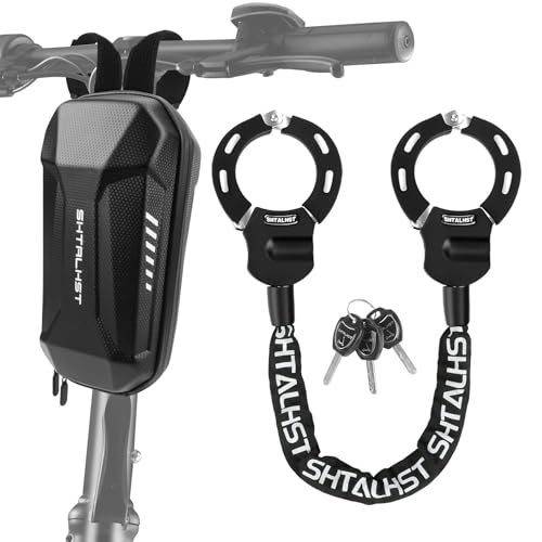 Scooter Lock, Electric Scooter Locks Anti Theft with Waterproof Scooter Bag, Security Bike Lock for Electric Scooter, Motorcycle, Bicycle
