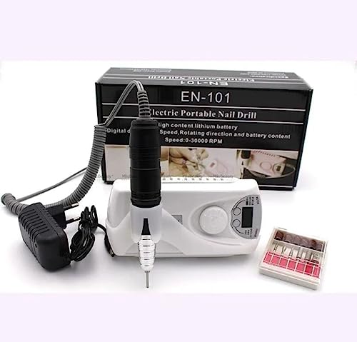 30000RPM Professional Nail Drill Machine, Removing Acrylic Nails, Portable Electric Drill Machine with LCD Display - Image 3