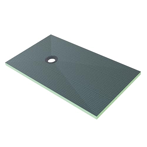 Piatto Doccia Pronto da Piastrellare in Estruso Rigida Polistirene Tagliabile Isolamento per Bagno Dimensione 80x140 cm spessore di 4 cm