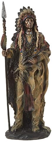 StealStreet SS-G-11358 indiański wojownik kolekcjonerska indyjska figurka dekoracyjna statuetka