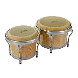 LeSage Bongo Drums for Adults Natural Buffalo Skin Heads 7' and 9'