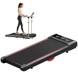 Under Desk Treadmill, 2 in 1 Walking Pad, 2.5 HP Quiet Brushless, 265 LBS Capacity for Home and Office Workout