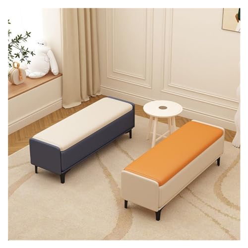 Banc de rangement long pour optimiser l'espace de votre chambre