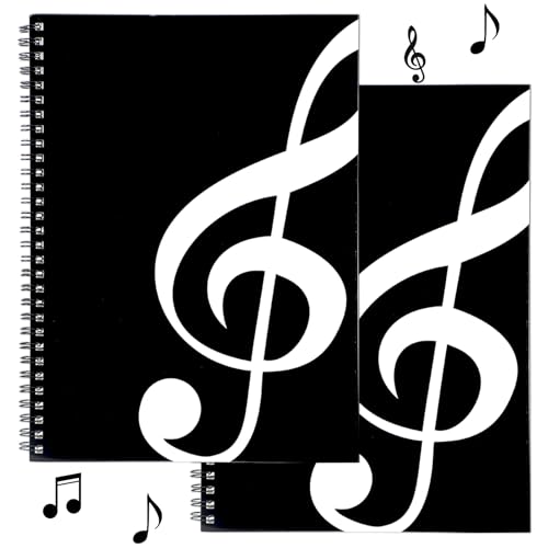 SCORECLUB New Course: Practical Counterpoint 2 5 gisgfim 2 Pack Music Notebook Blank Sheets Songwriting Paper Manuscript Books Writing Composition Staff Accessories Gift for Friends 10 Staves 100 Pages/Clef Notebooks