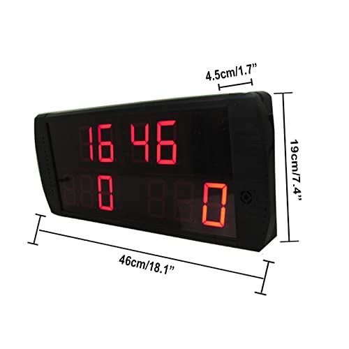 Forve Portable Electronic Scoreboard, Race Timer With Remote Control, Keep Score 0-110, 14/24 Seconds Countdown For Indoor Events Basketball Wrestling Soccer Sports #TOP5