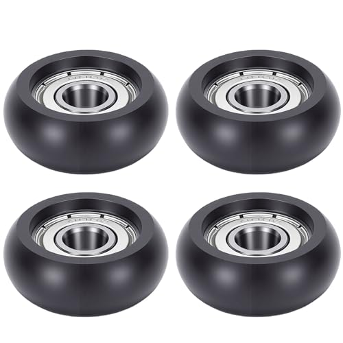 POENVFPO Fitness Equipment Roller Wheel, 4PCS Fitness Machine Rollers Exercise Pulley Wheels for Treadmill Rower and Gym Machine