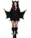 Produktbild Leg Avenue Damen-Kostüm Cozy Bat - Fledermaus warm flauschig Halloween Vampir, Größe:L