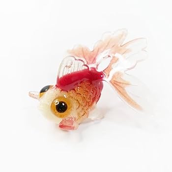 Amazon | Craft Tamago 【1個】金魚 チャーム 立体 29*29mm 金魚