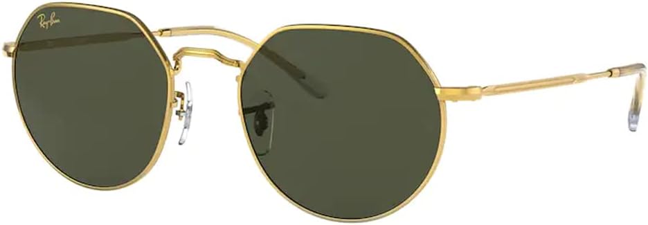 Ray-Ban Jack RB3565 Rounded Hexagonal Sunglasses for Men for Women +BUNDLE with ACCESSORY EYEWEAR KIT
