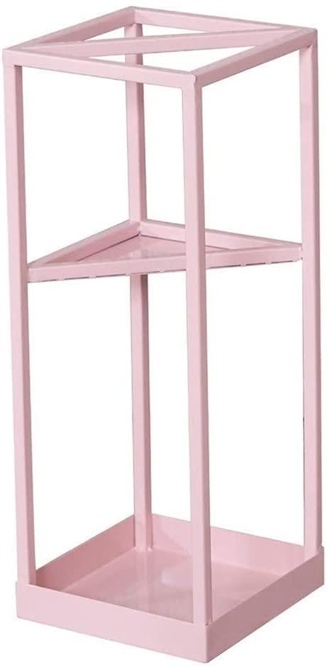 Porte-parapluies rose double couche pour ne plus perdre vos petits parapluies