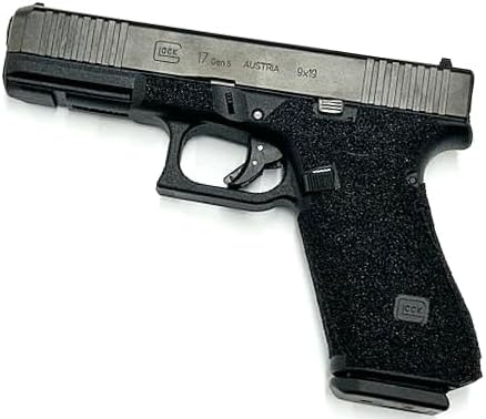 Handleitgrips Gun Grip Tape Compatible with Glock 17/ Glock 22/ Glock 34/ Glock 35/ Glock 47 Gen 5/Gen 5 MOS - Premium Sandpaper Pistol Grip Tape, Gun Skins, Veteran Owned, Made in USA