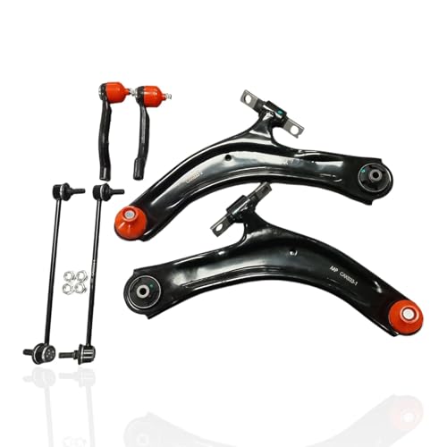 Wishbone Arm Kit Compatible With Nissan Qashqai 2006-2014 Front Lower inc Links Track Rods