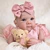 Aori Reborn Baby Dolls Girl 20'' Realistic Newborn Girl - Lifelike Poseable Vinyl Baby Doll with Feeding & Outfit Set - Weighted Body for Cuddling, Gift for Collectors & Kids 3+