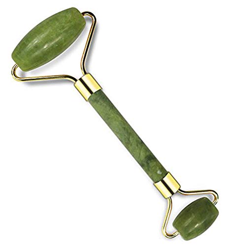 Anti Aging Jade Stone Massager/100% Natural Jade Face Roller for Face & Eye Massage - Make Your Face Skin Smoother and Looks Younger