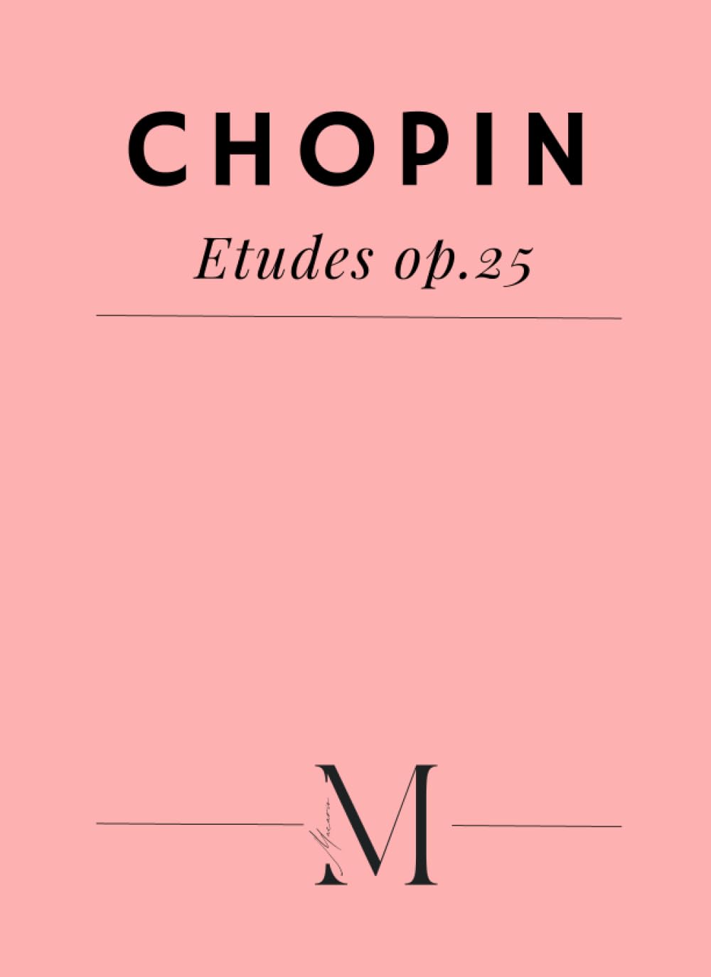 12 etudes op.25 by Fryderyk Chopin