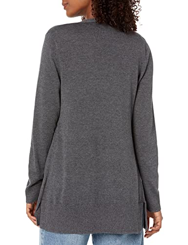 Amazon Essentials Women's Lightweight Open-Front Cardigan Sweater (Available In Plus Size), Charcoal Heather, X-Small #TOP1