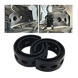2PCS Coil Spring Spacer,Heavy-duty Coil Spring Booster with D Type for Improving Driving Stability,Universal Automotive Accessories Strut Spacer for Springs Spacing 23mm