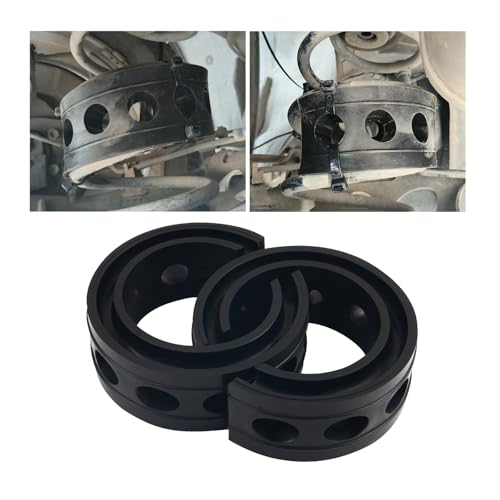 2PCS Coil Spring Spacer,Heavy-duty Coil Spring Booster with D Type for Improving Driving Stability,Universal Automotive Accessories Strut Spacer for Springs Spacing 23mm