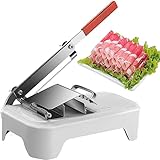 [Robuste et Durable]: La trancheuse à viande manuelle est durable, difficile à casser et résistante. Utilisez des matières premières de la plus haute qualité. Il est inodore et sûr à utiliser. Facile à utiliser et à nettoyer.