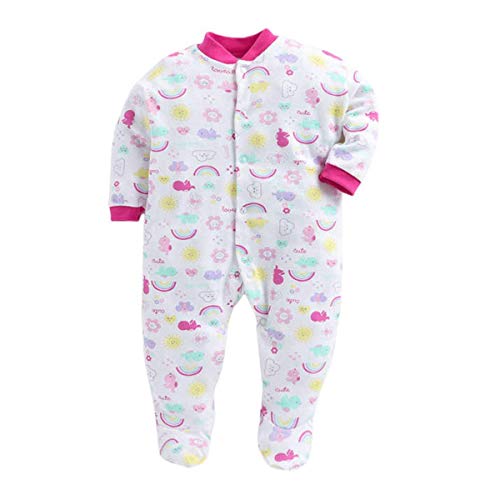 Image of DADDY - G 100% Cotton Baby Rompers Pack of 3 | Newborn Baby Sleepsuit | Full Sleeve Jumpsuit | Baby Night Suit | Infant Bodysuit for Boys & Girls | Soft Breathable Clothing