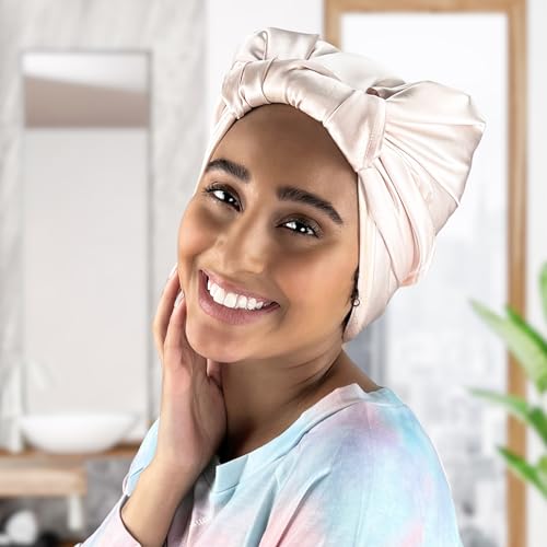 Mulberry Park Silks 100% Silk Head Scarf 36" - 19 Momme Women's Hair Wrap for Sleeping, Reduce Damage, Wear Day & Night3