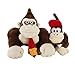 cgzlnl Super Marios Monkey Donkey Kings Kong Diddy Poupée en Peluche Douce en Peluche pour Cadeau d'anniversaire 2 Pcs / Ensemble 19-25 Cm