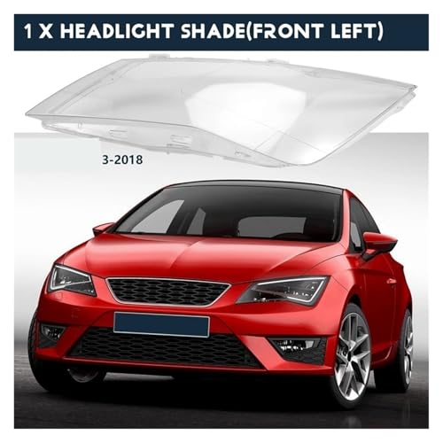 Cache-Phare Plexiglas Transparent Premium pour Seat Leon 2013-2018