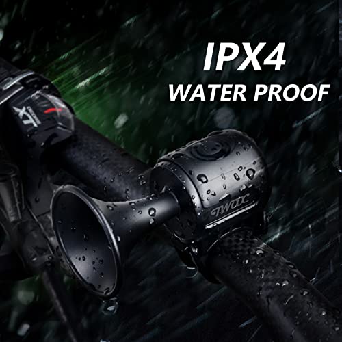 Lesovi Electric Bike Horn, 120Db Electronic Bicycle Bell With 300Mah Button Battery Operated/Ipx4 Waterproof, Loud Bike Bell For Adults/Kids (Eh2-Black) #TOP7