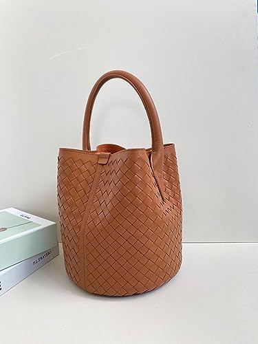 Bolso de piel auténtica tejido a mano que conecta el arte tradicional con tu estilo diario 2