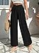 Acelitt Women All Season 2026 Casual Fashion High Waist Wide Leg Pants Loose Work Palazzo Office Business Suit Pants Trousers Black Small