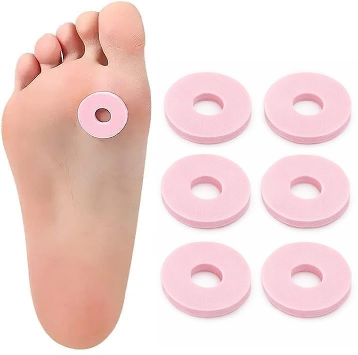 HBD Self-Adhesive 6 RINGS Corn Cushions for Feet Toes Heel, Soft Foam Toe Protectors Pads for Corns, Blisters & Calluses, Pain Relief Foot Cushion Stickers, Reduce Friction, Washable & Reusable (1 PACK)-picture-40