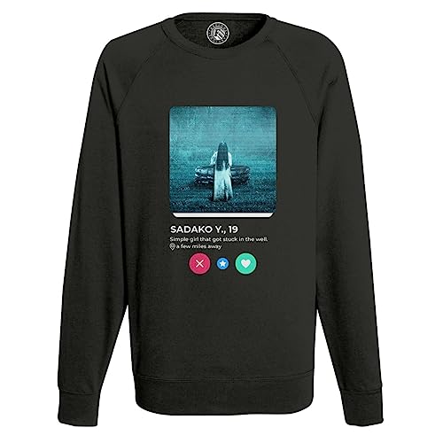 Sweatshirt homme Sadako Yamamura idéal pour vos soirées streaming et conventions manga
