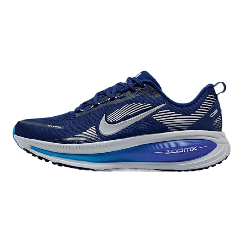 Nike Vomero 18 Men's Road Running Shoes (Blue Void/Blue Lightning/Bright Crimson/Metallic Silver)