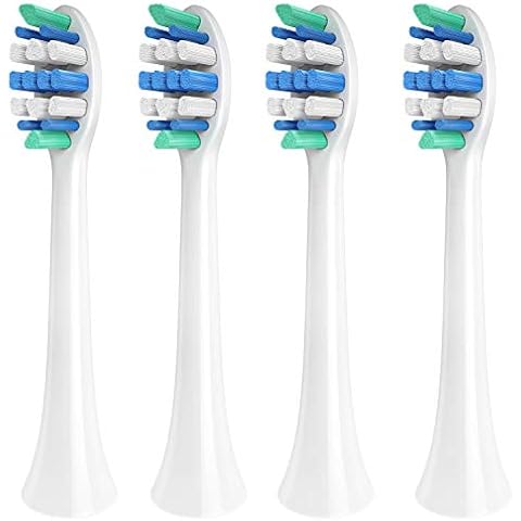 Replacement Toothbrush Heads for Philips Sonicare Snap-on Electric Tooth Brushes Replacement Heads Refill, 4Pack Cover