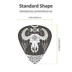Lot de 12 médiators de guitare en forme de tête de mort – Noir – Pour guitare électrique et basse – Cadeau idéal pour les amateurs de guitare acoustique – Avec boîte - Les Beatles, Paul McCartney, John Lennon, RIngo Starr, George Harrison Lot de 12 médiators de guitare en forme de tête de mort - Noir - Pour guitare électrique et basse - Cadeau idéal pour les amateurs de guitare acoustique - Avec boîte – Image 5