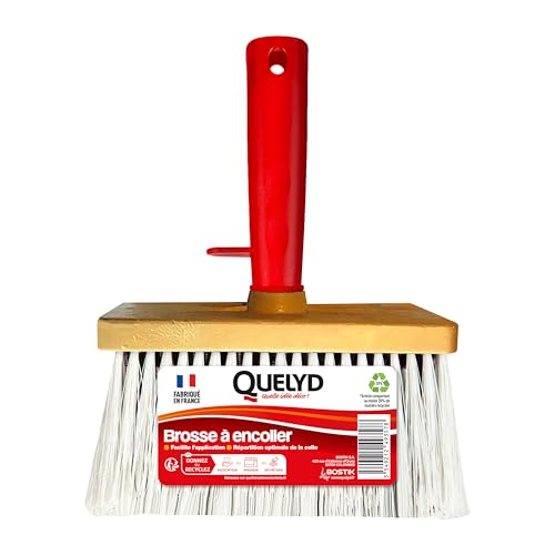 Quelyd - Brosse A Encoller - Encollage Des Papiers Peints - Facilité d'Application - Répartition Optimale De La Colle