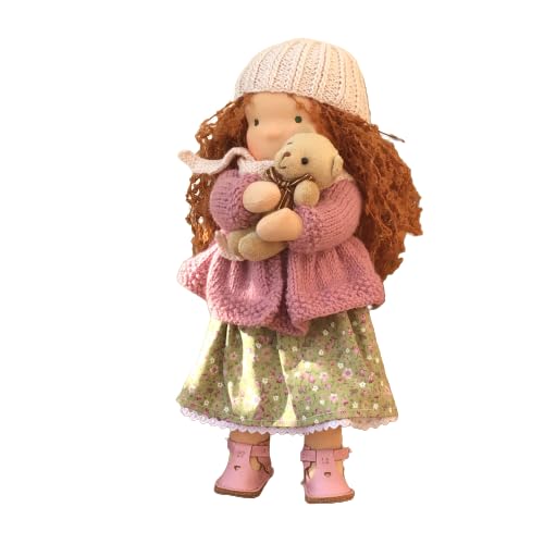 Handmade Waldorf Doll for Baby Set of Clothes Christmas